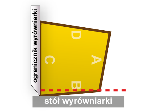 Obróbka drewna - wyrówniarko-grubościówka - krok II